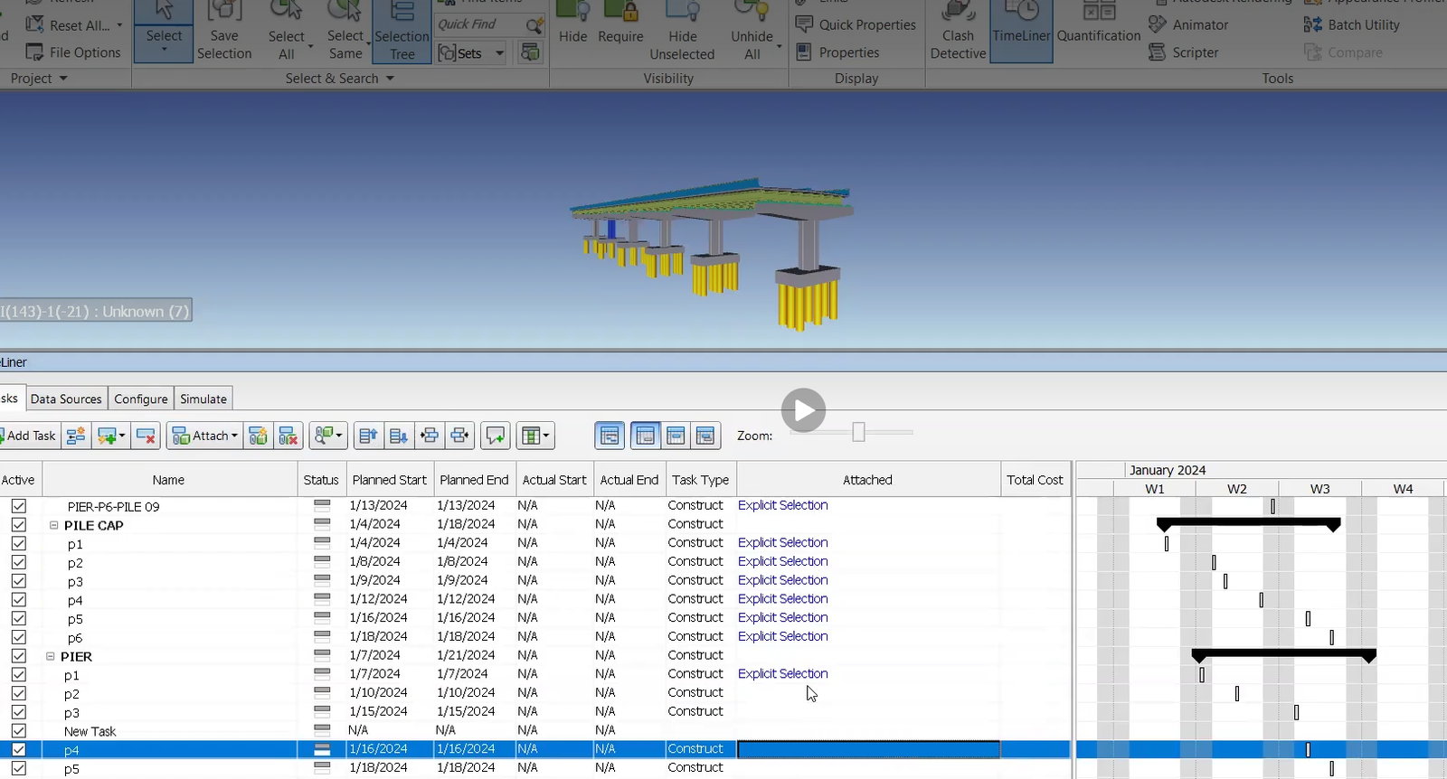 BIM 4D for Bridge