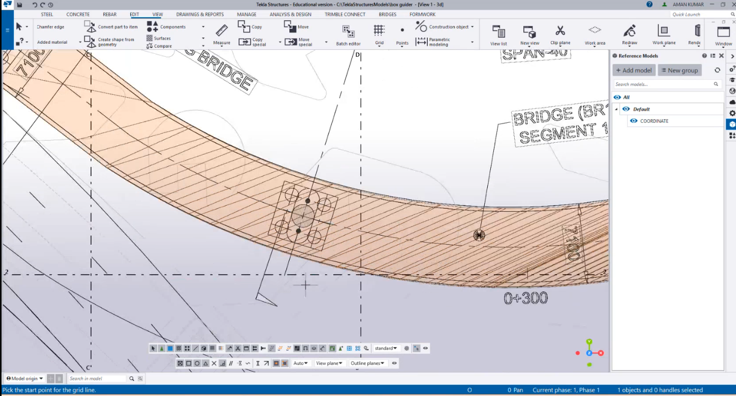 Live Project in Tekla for BrIM