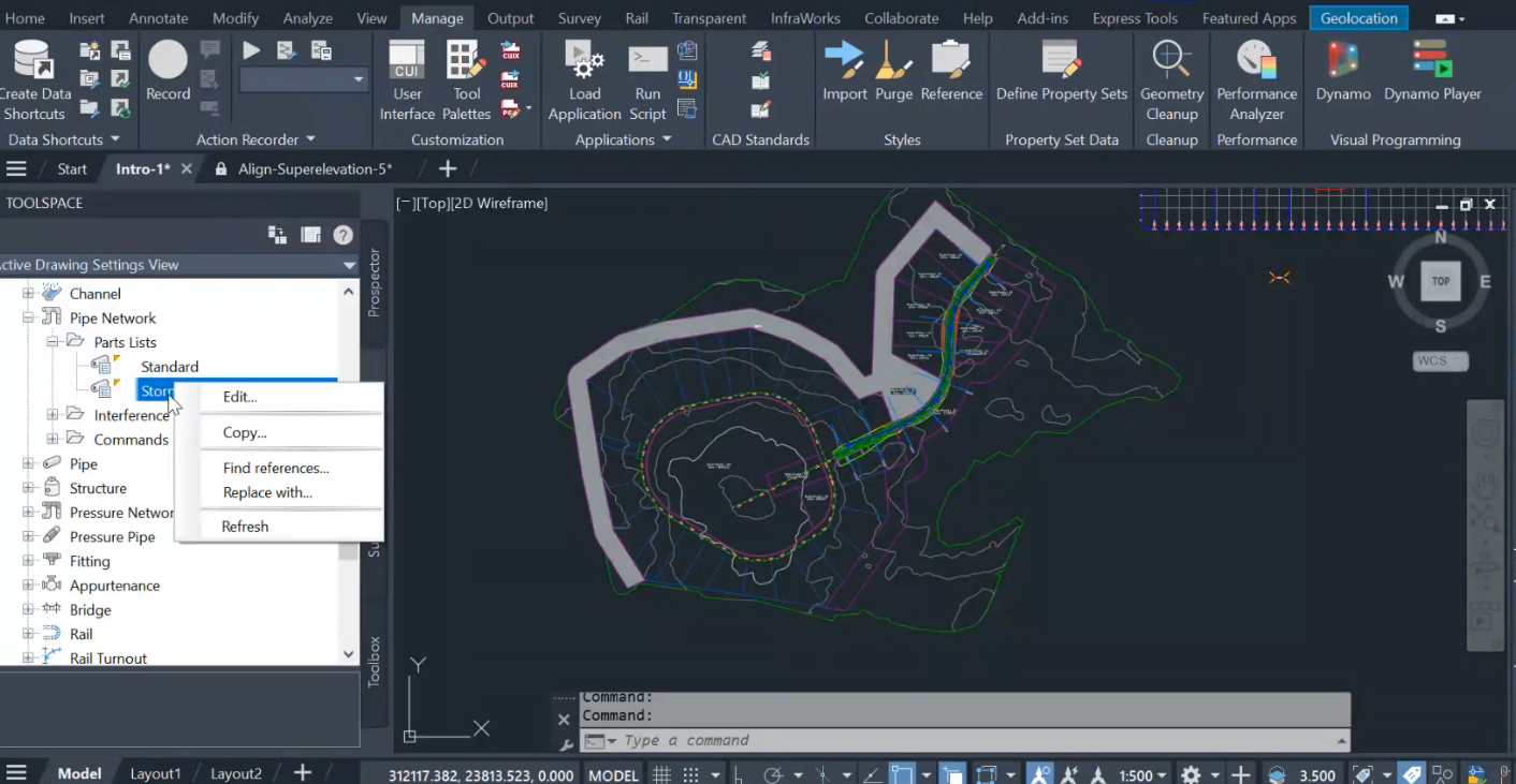 Drainage and Abutment Modeling and detailing